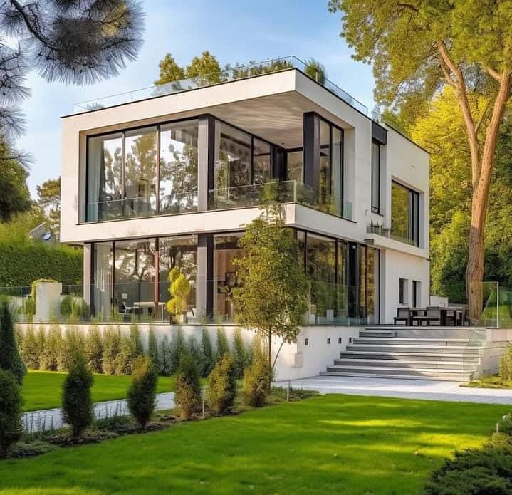 French Window Front Elevation